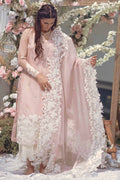 Unstitched Lawn Embroided 3pc With Organza Embroidered Dupatta