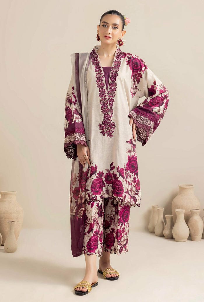 Unstitched Digital Printed Lawn Suit With Digital Printed Lawn Dupatta
