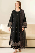 Unstitched Embroidered Lawn Suit 3pc With Digital Printed Fancy Voil Dupatta