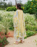 3 Piece Unstitched Printed Embroidered Lawn Suit ( Printed Lawn Dupatta )